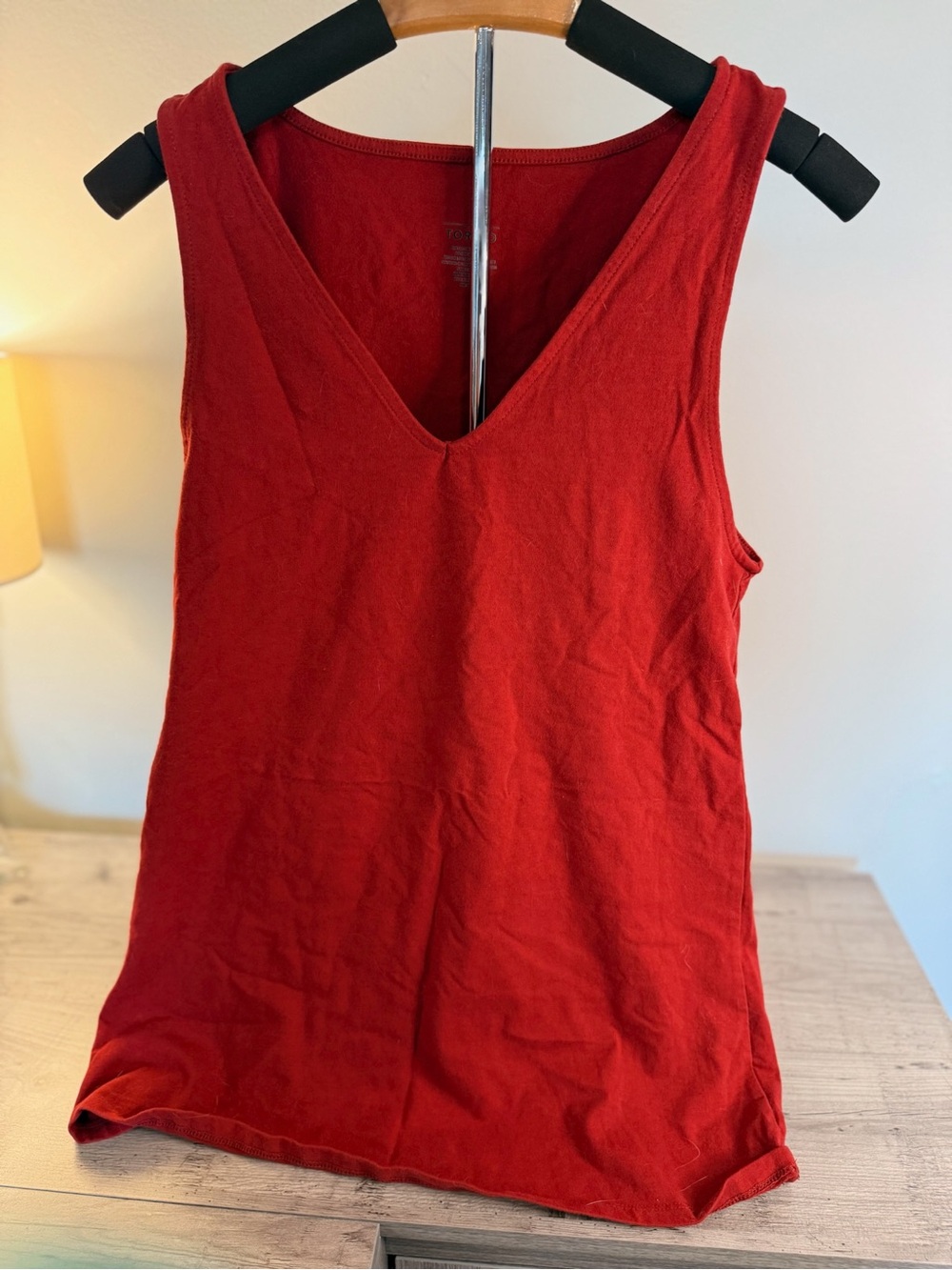 torrid Burgundy V-Neck Tank Top
